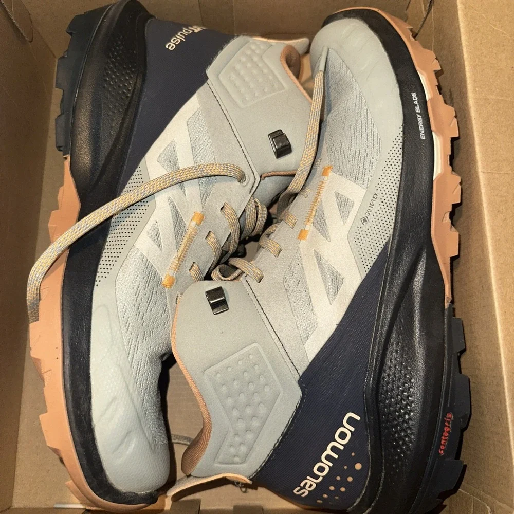 salomon‎ boots women 10 Out Pulse Mid GTX W ( Wrought Iron/ Ebony/Blazing Orange